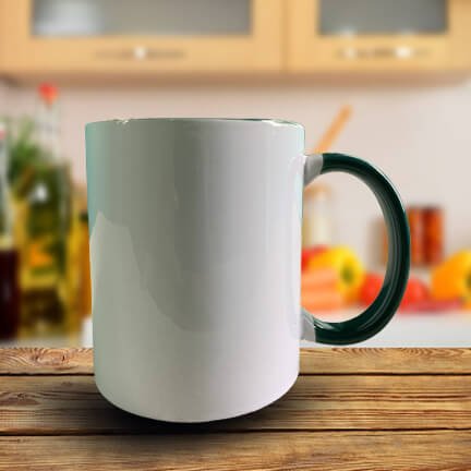 Personalized Inner and Handle Color Mug